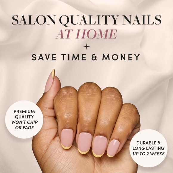 Glamnetic Press On Nails French Butter - Picture 2 of 10